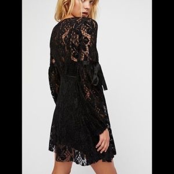 🌙Free People Rubi Lace Mini Dress,NEW - Picture 5 of 8